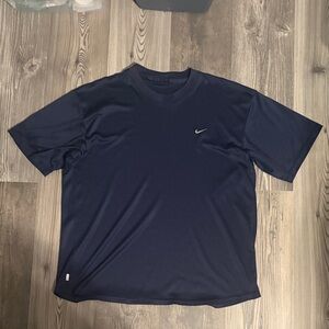 Nike Men's Dark Blue Short Sleeve Tee